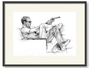 Thank you to an Art Collector in Ladson SC  for buying Steve McQueen Colt 45